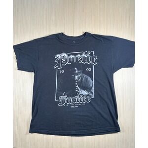 Philcos Poetic Justice A Street Romance Tupac Shakur 1993 T-Shirt Mens XL Black